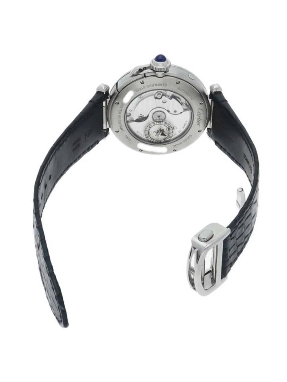 Cartier Pasha de Cartier Moonphase Watch SS - Picture 3 of 4